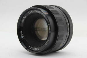 【訳あり品】 ヤシカ Yashica AUTO YASHINON-DS 50mm F1.7 M42マウント レンズ v352