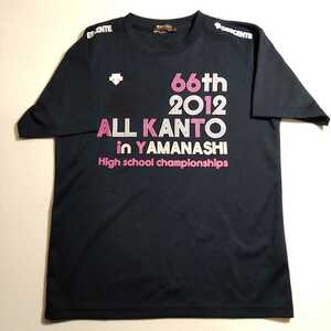 デサント　DESCENTE　2012 all kanto インターハイ　山梨　紺　ネイビー　プラクティスシャツ