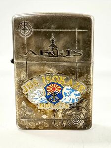 【5R23】 1円スタート ZIPPO / I 04 ジッポー AEGIS JDS ISOKAZE DDG 175 No.040 イージス シルバーカラー オイルライター 喫煙具 