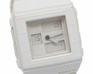 [中古品] 稼働品【CASIO】カシオ Baby-G BGA-200 カスケット ホワイトカラー 動作OK 中古品