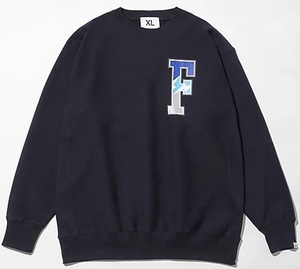 新品 Lサイズ FRAGMENT UNIVERSITY FRGMT UNV C／N SWEAT B NAVY フラグメント スウェット ネイビー 大学 藤原ヒロシ