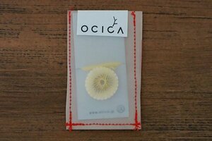 OCICA 【石巻 復興支援】お母さんの手作りアクセサリー 鹿角 ネックレス（黄色） ドリームキャッチャー 10◆K1