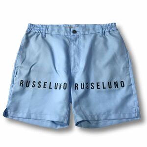 《良品◎》RUSSELUNO ラッセルノ★ロゴ*ショートパンツ*ハーフパンツ*ゴルフ*スポーツ*ライトブルー*サイズ6(MS2941)◆S60