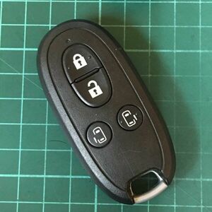 SU11862点灯 スズキ 純正 007YUUL0212スマートキーレス パレット ソリオ ルークス等 MA15S 日産 両側スライド 4ボタン