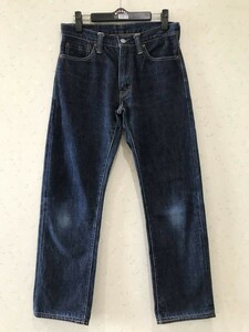 ※ SKULL JEANS スカルジーンズ 5507XX 隠しリベット セルビッチ デニムパンツ　濃紺 28　　　　　　　　　　　 BJAI.I