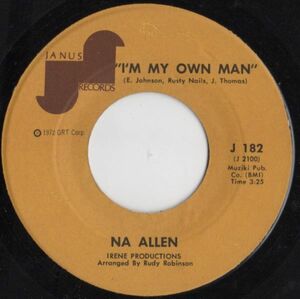 ★ Na Allen【US盤 Soul 7" Single】 I