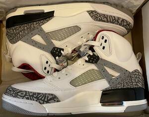 新品未使用 Nike Air Jordan Spizike White Cement ナイキ エアジョーダン スパイジーク ホワイト セメントグレー 28cm US10 315371-122