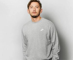 ナイキ（NIKE）フレンチテリー クルー スウェットトレーナー BV2667　L　グレー