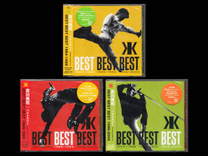 ■吉川晃司【ベスト盤 CD 3枚】BEST BEST BEST 1984-1988 / 1989-1995 / 1996-2005■帯付■