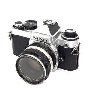 Nikon FE NIKKOR-S Auto 1:2 5cm 一眼レフ フィルムカメラ マニュアルフォーカス QG043-54