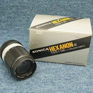 KONICA HEXANON AR 135mm F3.5 コニカ レンズ ジャンク