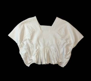 Chloe クロエ トップス ブラウス デザインシャツ OPTIC WHITE 白 ホワイト コットン XS (ma)