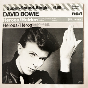 ◆ David Bowie デヴィッド・ボウイ / Heroes ドイツ語 フランス語 Helden / Heroes 12インチシングル 送料無料 ◆