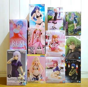 ★最新プライズ 美少女フィギュア まとめ売り 喜多川海夢 リラックス REM 初音ミク ぼっちザロック シャングリラ 推しの子 SHY 転生 EMILIA