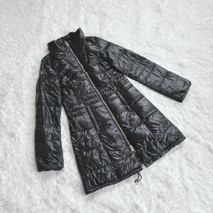 1円〜HERNOヘルノダウンコート アウター 黒 ブラックダウンジャケット サイズ40M〜L軽量軽くて暖かい