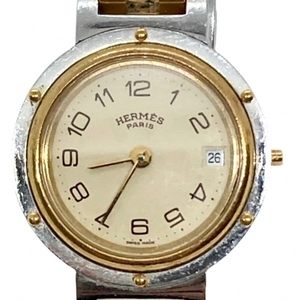 HERMES(エルメス) 腕時計 クリッパー CL3.240 レディース アイボリー