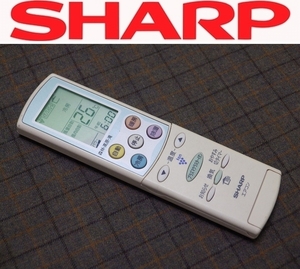 ●○SHARP　エアコン用　リモコン　A618JB　動作品　/AI83○●