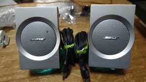 BOSE コンパニオン3 マイクロキューブ スピーカー ガラススタンド付 ペア ジャンク