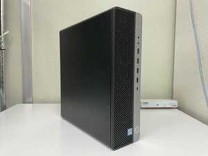 【BIOS起動確認済み／中古】EliteDesk 800 G3 SFF（Core i5-7500, RAM 8GB, SSD/HDD無し[OS無し]）★本体＋ACケーブル●筐体凹みあり　④