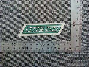 新品BURTON(バートン)ロゴステッカー（小）緑