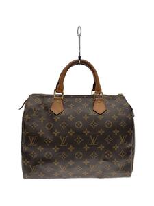 LOUIS VUITTON◆1)スピーディ30_モノグラム・キャンバス_BRW/PVC/BRW/モノグラム