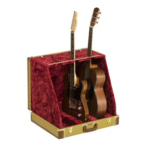 ギタースタンド 3本用 複数 フェンダー Classic Series Case Stand Tweed 3 Guitar