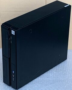 【中古】THERDWAVE スリムPC OSなし ASUS H410M-A Celeron G5900 8GBメモリ 256GB M.2 SSD DVDドライブ有 / Intel第10世代