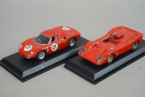 BEST MODEL 1/43 Ferrari フェラーリ 250 LM ル・マン 1965 #21/312 P SPY Prova 1969 2台セット