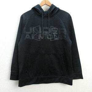 z■アンダーアーマー/UNDER ARMOUR スウェットパーカー AF GRAPHIC PO HOODIE 1313503【M】黒/men