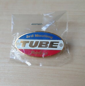 TUBE 3rd ミーティングバッジ チューブ ファンクラブ ミーティング コレクション 未使用品 激レア 非売品 ノベルティ ピンバッジ