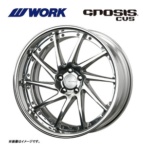 送料無料 ワーク GNOSIS CVS FULL REVERSE ミドルコンケイブ STANDARD Adisk 10J-21 +55～－5 5H-114.3 【2本セット 新品】