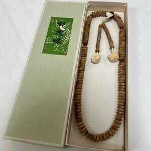 美品 天台宗【念珠】【瑪瑙×木製】威儀具 仏具 法具 寺院 袈裟 僧侶 仏教美術 法衣 袈裟 扇子