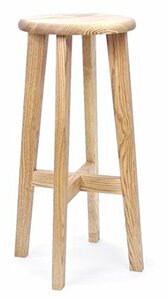 松野屋 木製 丸椅子大