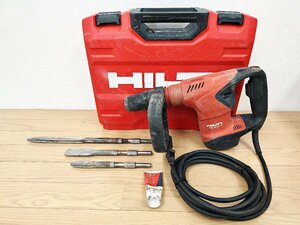 ★中古★HILTI ヒルティ 電動ハンマ TE500-X 本体 ケース付 100V 50/60Hz はつり 電動ハンマー コンクリート ブレーカー 電動工具)倉c