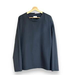 LEMAIRE pull over shirt ルメール 長袖シャツ スモック ネイビー クリストフルメール L 無地 