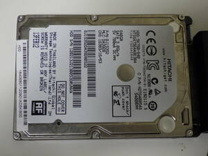 HITACHI HTS547564A9E384 HDD 2.5インチ SATA HDD 640GB フォーマット確認のみ 動作未確認 #BB02296