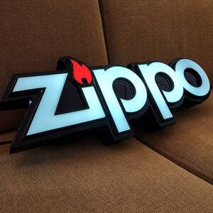 ZIPPO サインライト レア ジッポ ロゴ 絶版 ディスプレイ アメリカン 雑貨 壁掛け おしゃれ 電飾看板 珍しい 廃盤 インテリア かわいい