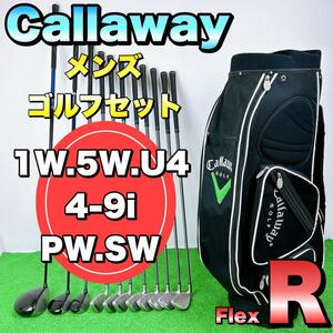 【世界最高峰】オール　Callaway キャロウェイ　X　BIG BERTHA ビッグバーサ　メンズゴルフクラブ　豪華11本　初心者オススメ　flex R