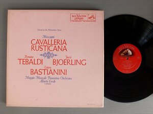 ●米LP TEBALDI-BJOERLING-BASTIANINI-EREDE/MASCAGNI-CAVALLERIA RUSTICANA●