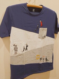 graniph グラニフ 半袖 Tシャツ デザイン メンズ L サイズ 刺繍 