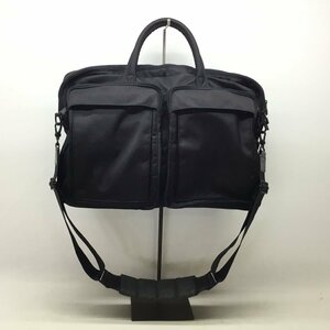 ■im products　ISSEY MIYAKE　イッセイミヤケ　ナイロンビジネスバッグ　A3対応サイズ　黒　２ルーム　中古品 /1.05kg■