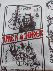 新品未使用品　THE MODS　Tシャツ　Lサイズ　JACK&JOKER　ROCKAHOLIC 　廃盤商品