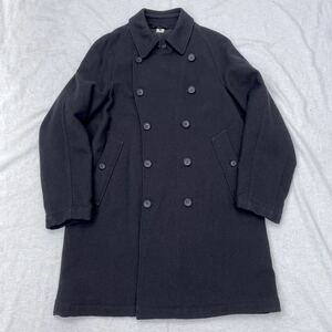 Adam kimmel ウール コート Sサイズ ブラック　ピーコート アダムキメル comme des garons ギャルソン yohji Yamamoto helmut lang Apc