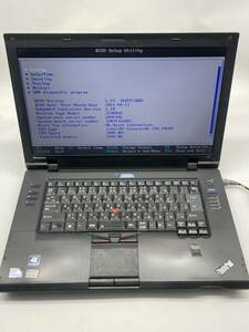 ジャンク品 Lenovo ThinkPad L512　Celeron／メモリ2GB／HDDなし 現状渡し20241837