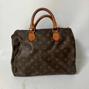 ▽【500円スタート】LOUIS VUITTON ルイヴィトン ハンドバッグ M41526 スピーディ30 モノグラム・キャンバス ミニボストン