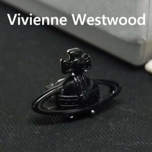 Vivienne Westwood ヴィヴィアンウエストウッド オーブ 片耳のみ ピアス ブラック系 3261