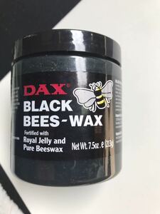 入手困難　DAX BLACK BEES-WAX　7,5oz 213g ポマード ビーズワックス　ロックンロール