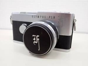3132★オリンパス OLYMPUS-PEN PEN-F　コンパクトフィルム　カメラ F.Zuiko Auto-S 1:1.8 f=38mm 　中古　動作未確認