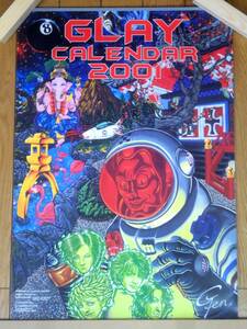 ★送料無料★GLAY CALENDAR 2001★グレイ★カレンダー★73cm×52cm★P49★