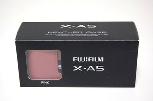 富士フイルム FUJIFILM X-A5用 レザーケース BLC-XA5 ピンク 新品